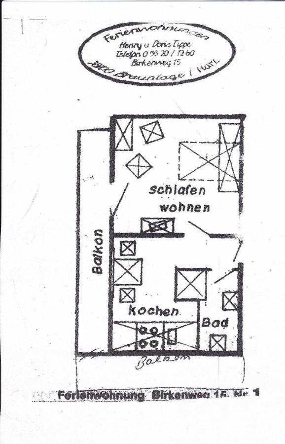 Apartamento Haus Tippe Braunlage Exterior foto